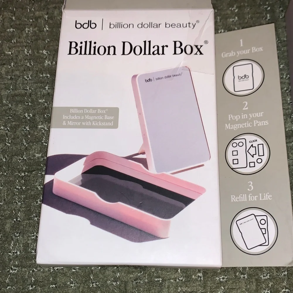 Billion dollar box, billion dollar beauty eyeshadow Trio, and eyeshadow NWT